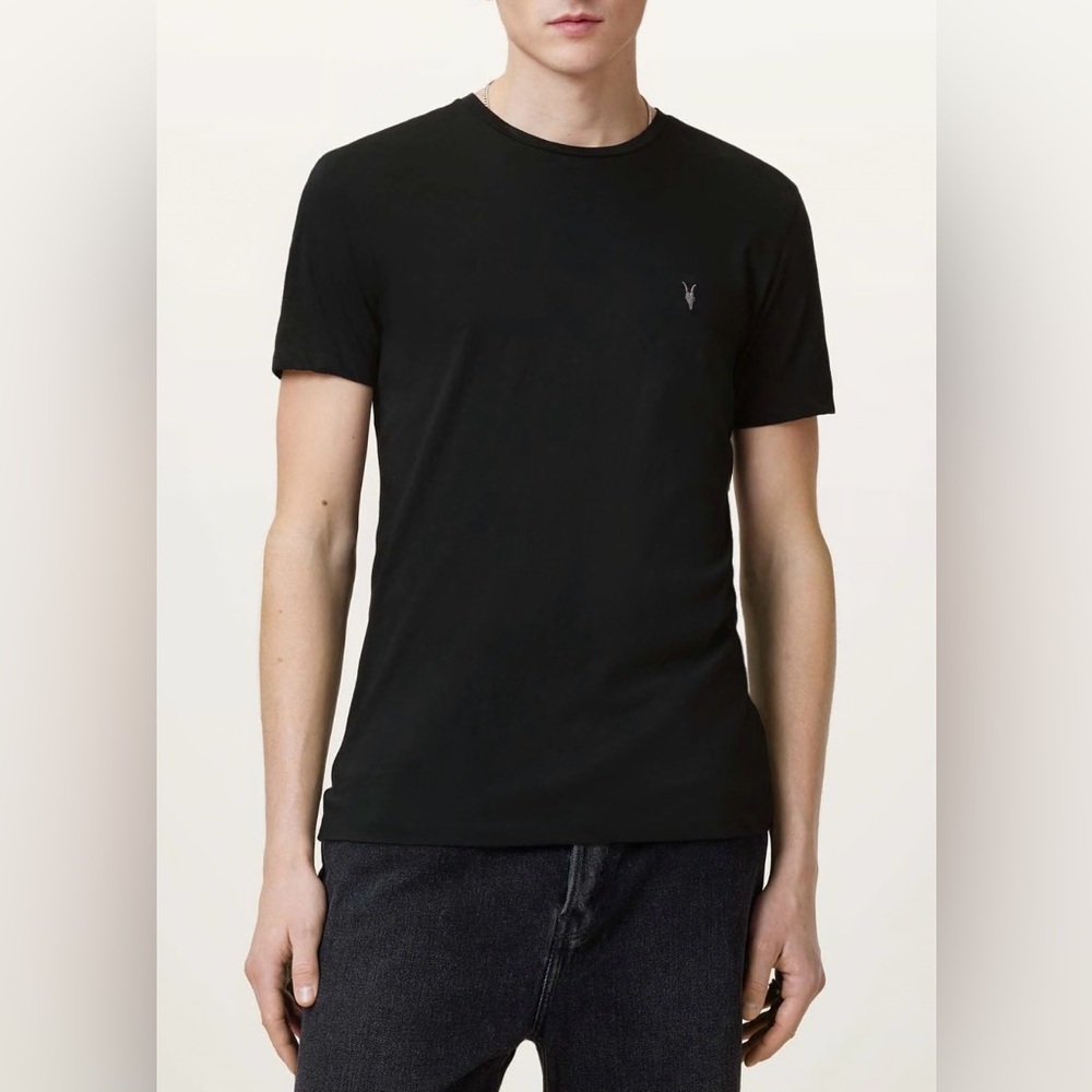 ALLSAINTS Tonic Crew Neck Slim Ramskull T-Shirt